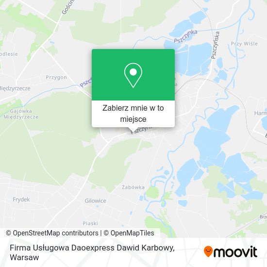 Mapa Firma Usługowa Daoexpress Dawid Karbowy