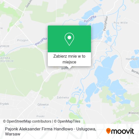 Mapa Pajonk Aleksander Firma Handlowo - Usługowa