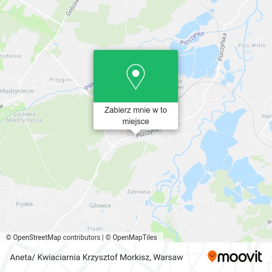 Mapa Aneta/ Kwiaciarnia Krzysztof Morkisz