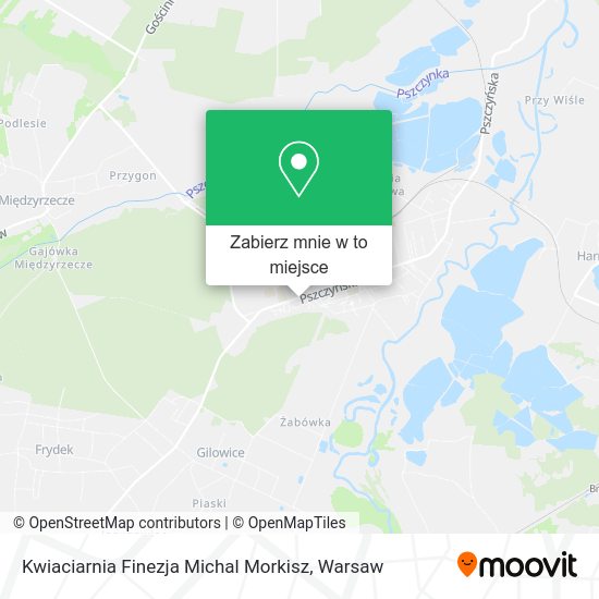 Mapa Kwiaciarnia Finezja Michal Morkisz