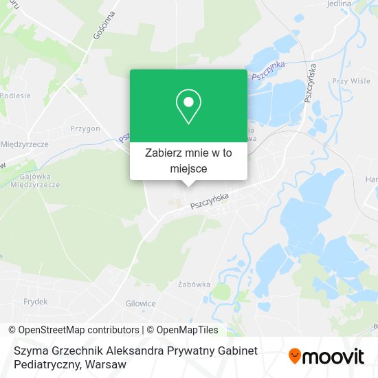 Mapa Szyma Grzechnik Aleksandra Prywatny Gabinet Pediatryczny