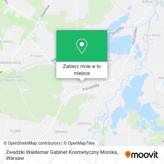 Mapa Zwadzki Waldemar Gabinet Kosmetyczny Monika