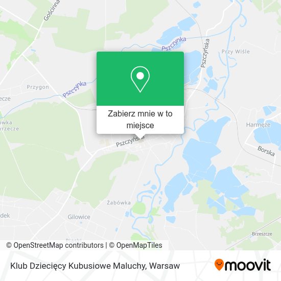 Mapa Klub Dziecięcy Kubusiowe Maluchy