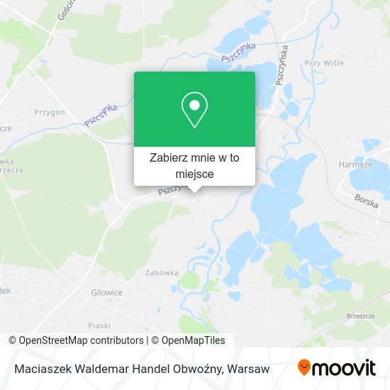 Mapa Maciaszek Waldemar Handel Obwoźny