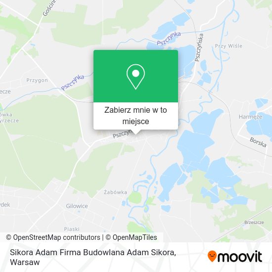 Mapa Sikora Adam Firma Budowlana Adam Sikora