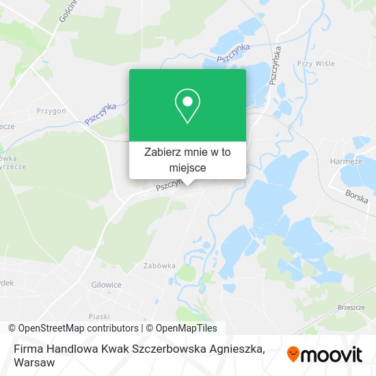 Mapa Firma Handlowa Kwak Szczerbowska Agnieszka