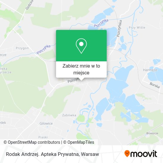 Mapa Rodak Andrzej. Apteka Prywatna