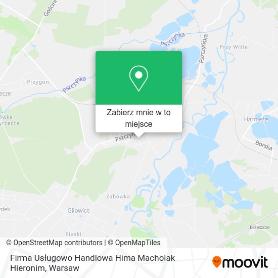 Mapa Firma Usługowo Handlowa Hima Macholak Hieronim