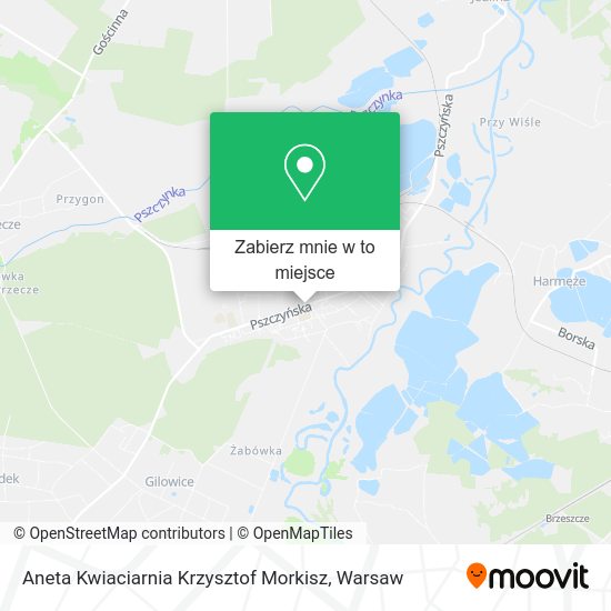 Mapa Aneta Kwiaciarnia Krzysztof Morkisz