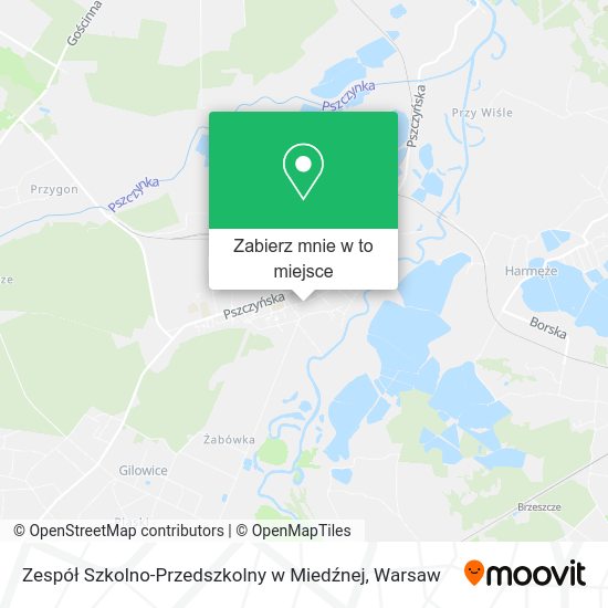 Mapa Zespół Szkolno-Przedszkolny w Miedźnej