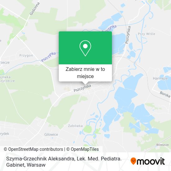 Mapa Szyma-Grzechnik Aleksandra, Lek. Med. Pediatra. Gabinet