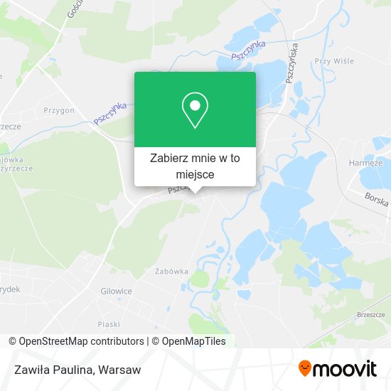 Mapa Zawiła Paulina