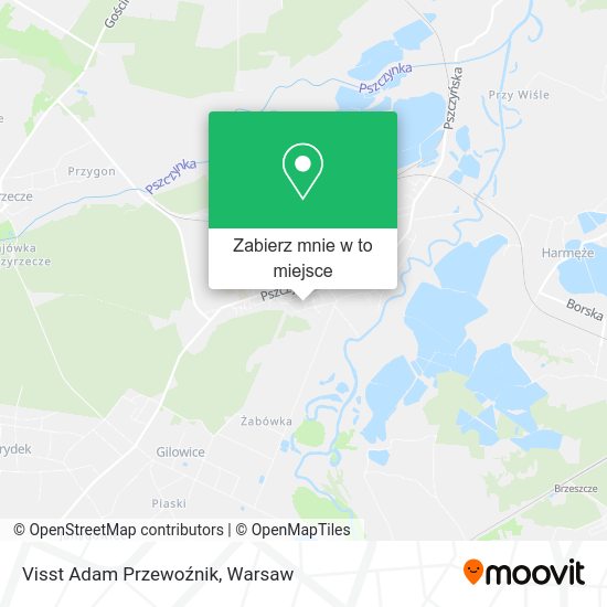 Mapa Visst Adam Przewoźnik