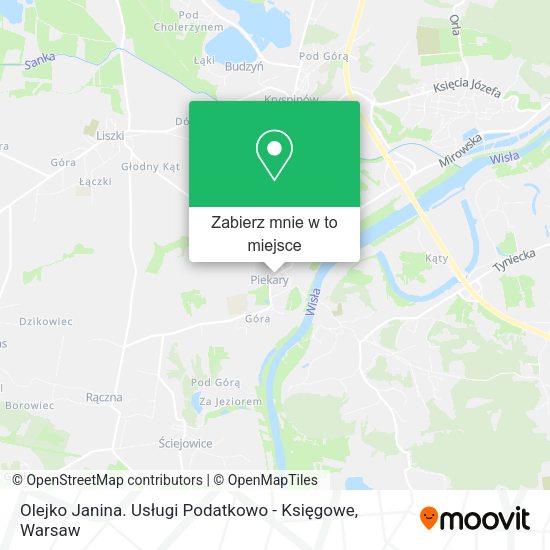 Mapa Olejko Janina. Usługi Podatkowo - Księgowe