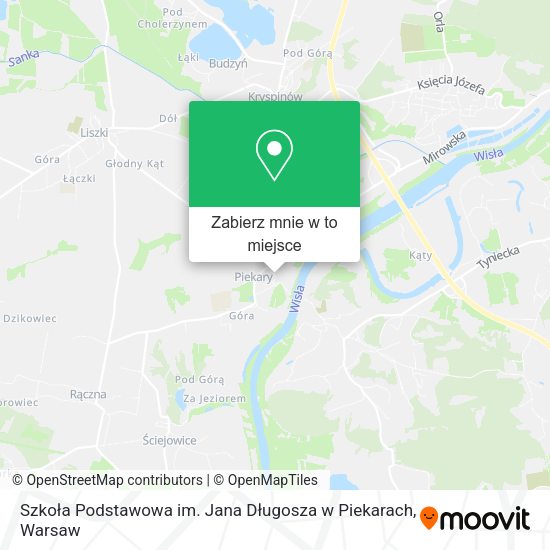 Mapa Szkoła Podstawowa im. Jana Długosza w Piekarach