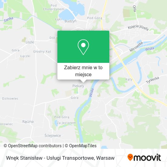 Mapa Wnęk Stanisław - Usługi Transportowe