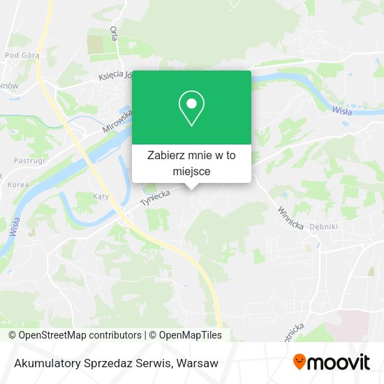 Mapa Akumulatory Sprzedaz Serwis