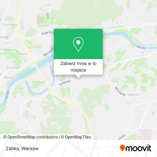 Mapa Zabka