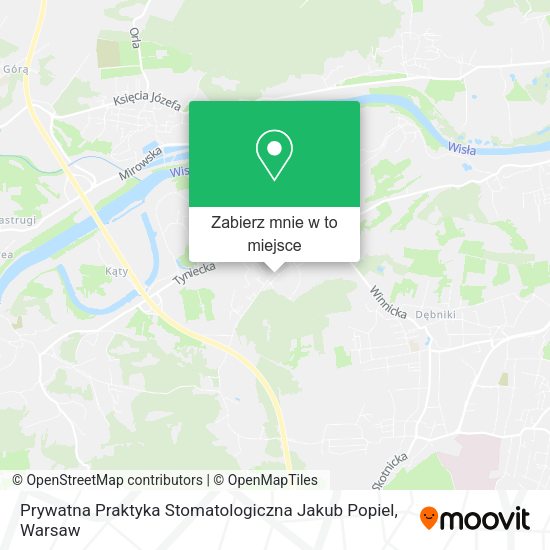 Mapa Prywatna Praktyka Stomatologiczna Jakub Popiel