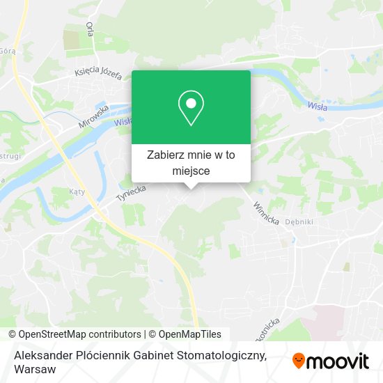 Mapa Aleksander Plóciennik Gabinet Stomatologiczny