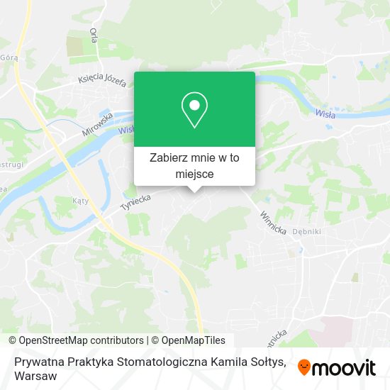 Mapa Prywatna Praktyka Stomatologiczna Kamila Sołtys