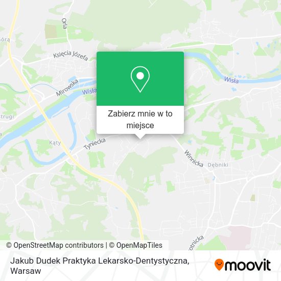 Mapa Jakub Dudek Praktyka Lekarsko-Dentystyczna