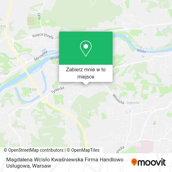 Mapa Magdalena Wcisło Kwaśniewska Firma Handlowo Usługowa