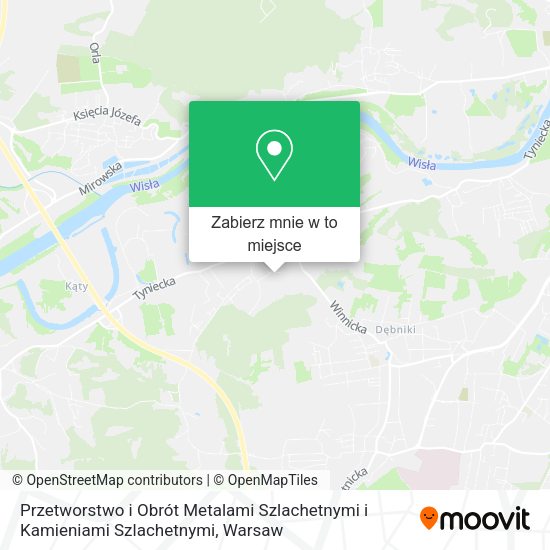 Mapa Przetworstwo i Obrót Metalami Szlachetnymi i Kamieniami Szlachetnymi