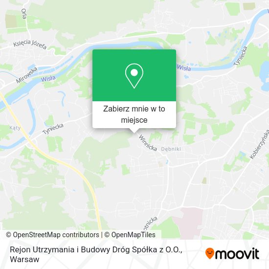 Mapa Rejon Utrzymania i Budowy Dróg Spółka z O.O.