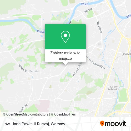 Mapa św. Jana Pawła II Ruczaj