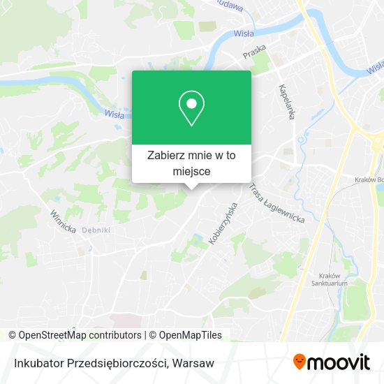 Mapa Inkubator Przedsiębiorczości