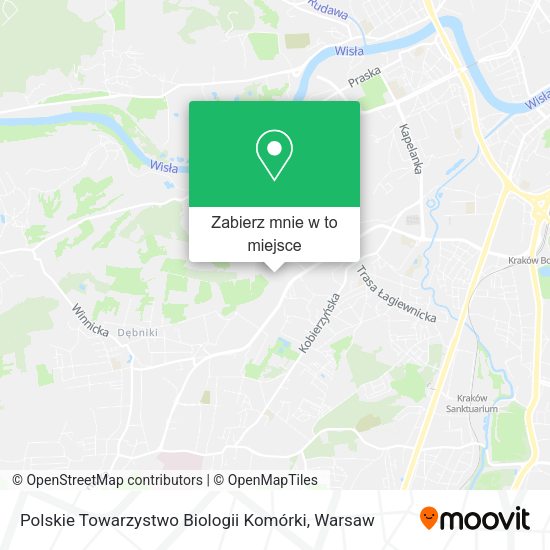 Mapa Polskie Towarzystwo Biologii Komórki