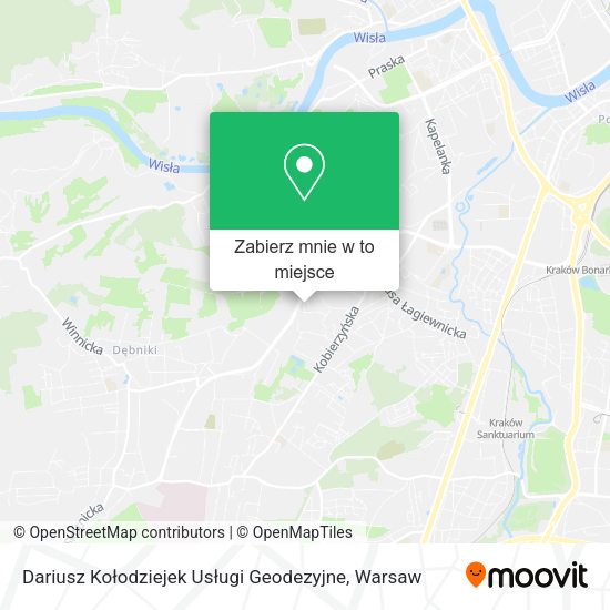 Mapa Dariusz Kołodziejek Usługi Geodezyjne