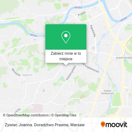 Mapa Żywiec Joanna. Doradztwo Prawne