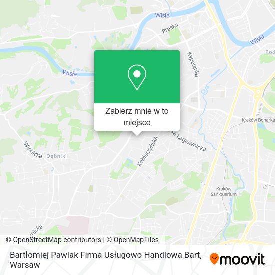 Mapa Bartłomiej Pawlak Firma Usługowo Handlowa Bart