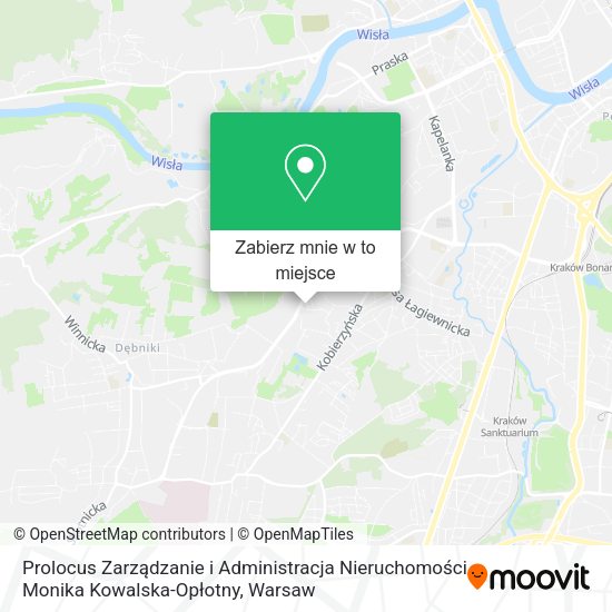 Mapa Prolocus Zarządzanie i Administracja Nieruchomości Monika Kowalska-Opłotny