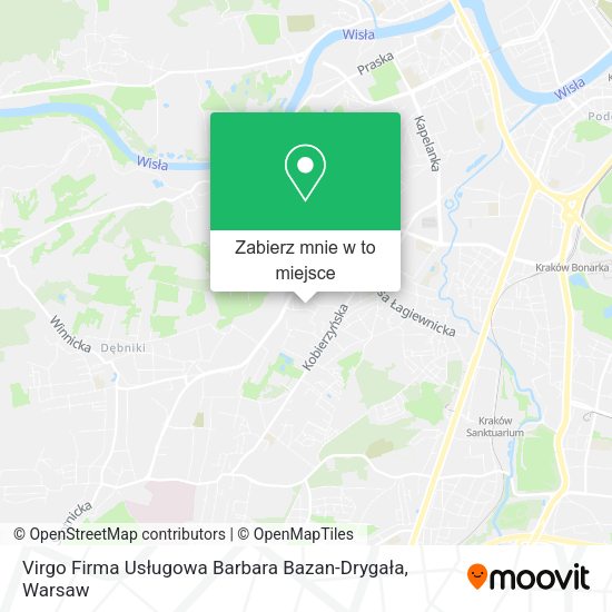 Mapa Virgo Firma Usługowa Barbara Bazan-Drygała