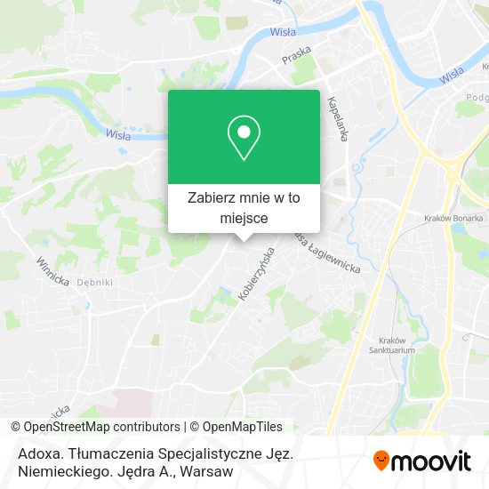 Mapa Adoxa. Tłumaczenia Specjalistyczne Jęz. Niemieckiego. Jędra A.