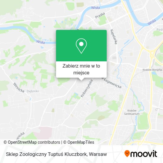 Mapa Sklep Zoologiczny Tuptuś Kluczbork