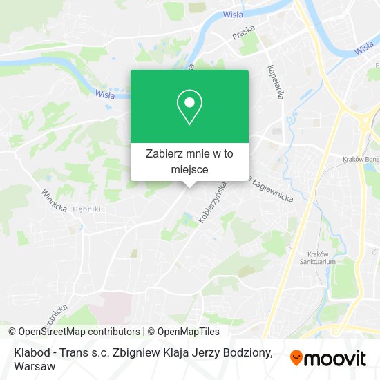 Mapa Klabod - Trans s.c. Zbigniew Klaja Jerzy Bodziony