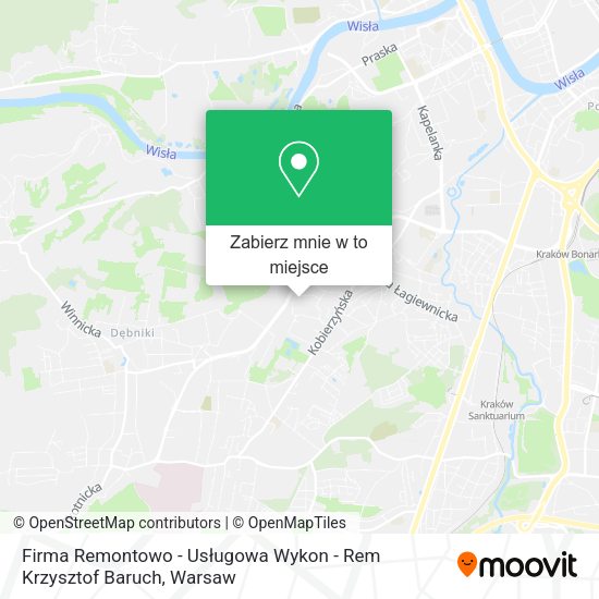 Mapa Firma Remontowo - Usługowa Wykon - Rem Krzysztof Baruch