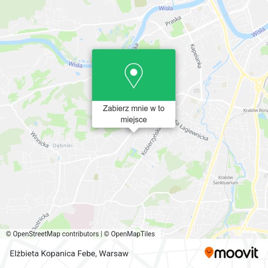 Mapa Elżbieta Kopanica Febe