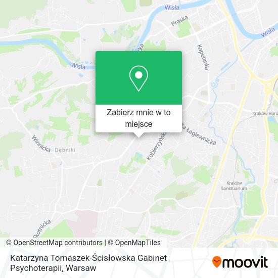 Mapa Katarzyna Tomaszek-Ścisłowska Gabinet Psychoterapii