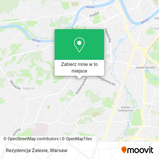 Mapa Rezydencja Zalesie