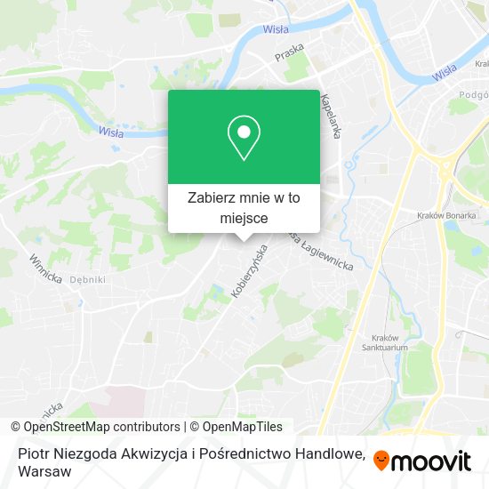 Mapa Piotr Niezgoda Akwizycja i Pośrednictwo Handlowe