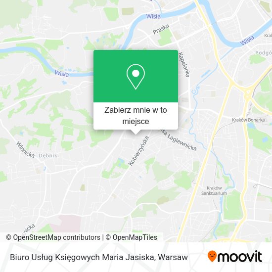 Mapa Biuro Usług Księgowych Maria Jasiska