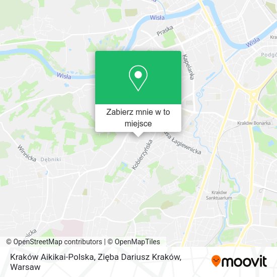 Mapa Kraków Aikikai-Polska, Zięba Dariusz Kraków