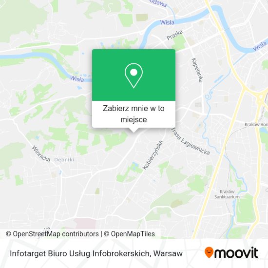 Mapa Infotarget Biuro Usług Infobrokerskich