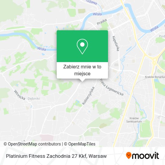 Mapa Platinium Fitness Zachodnia 27 Kkf