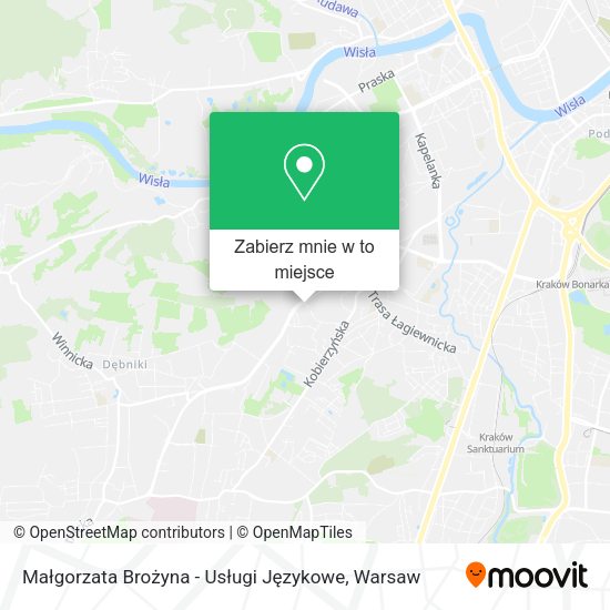 Mapa Małgorzata Brożyna - Usługi Językowe